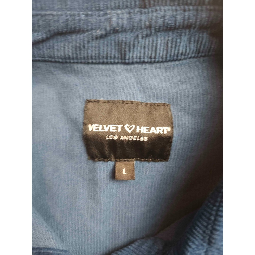 Velvet Heart Los Angeles Corduroy Jacket Womens L Coastal Grandma Utilitywear - Picture 4 of 5